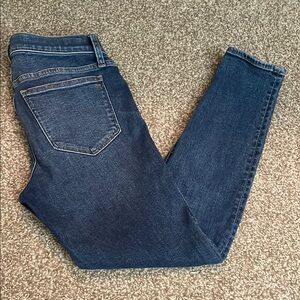 Madewell Skinny Jeans in Dark Blue Wash